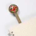 thumbnail image 3 of Watermelon Book Accessories: Lace Bookmark in Antique Bronze - a Gift for Book Lovers and Readers, 3 of 5