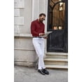 thumbnail image 4 of COOFANDY Mens Casual Button Down Shirt Long Sleeve Lightweight Jacket Fashion Textured Shirts, 4 of 6