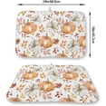 thumbnail image 2 of Fall Dish Drying Mat 18x24 Inch Watercolor Pumpkin Maple Leaves Drying Mat Autumn Harvest Thanksgiving Holiday Absorbent Dish Drying Pad Dish Rack Drainer Mats for Kitchen Dining Counter, 2 of 7