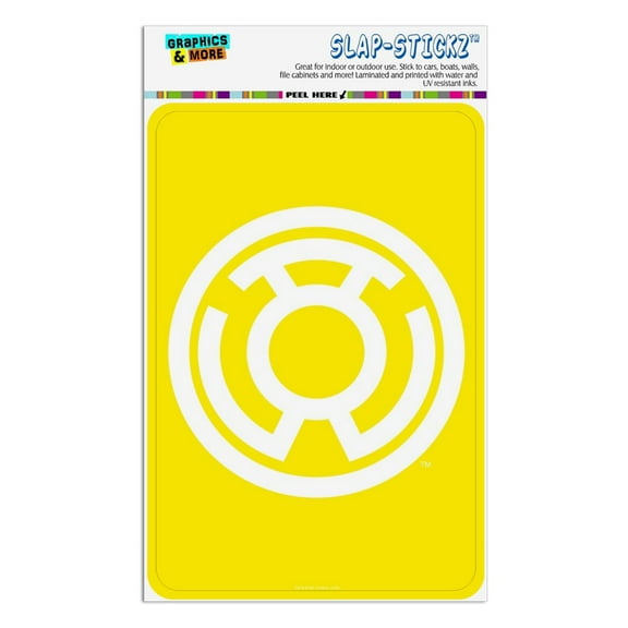 Green Lantern Blackest Night Sinestro Corps Yellow Lantern Logo Home Business Office Sign