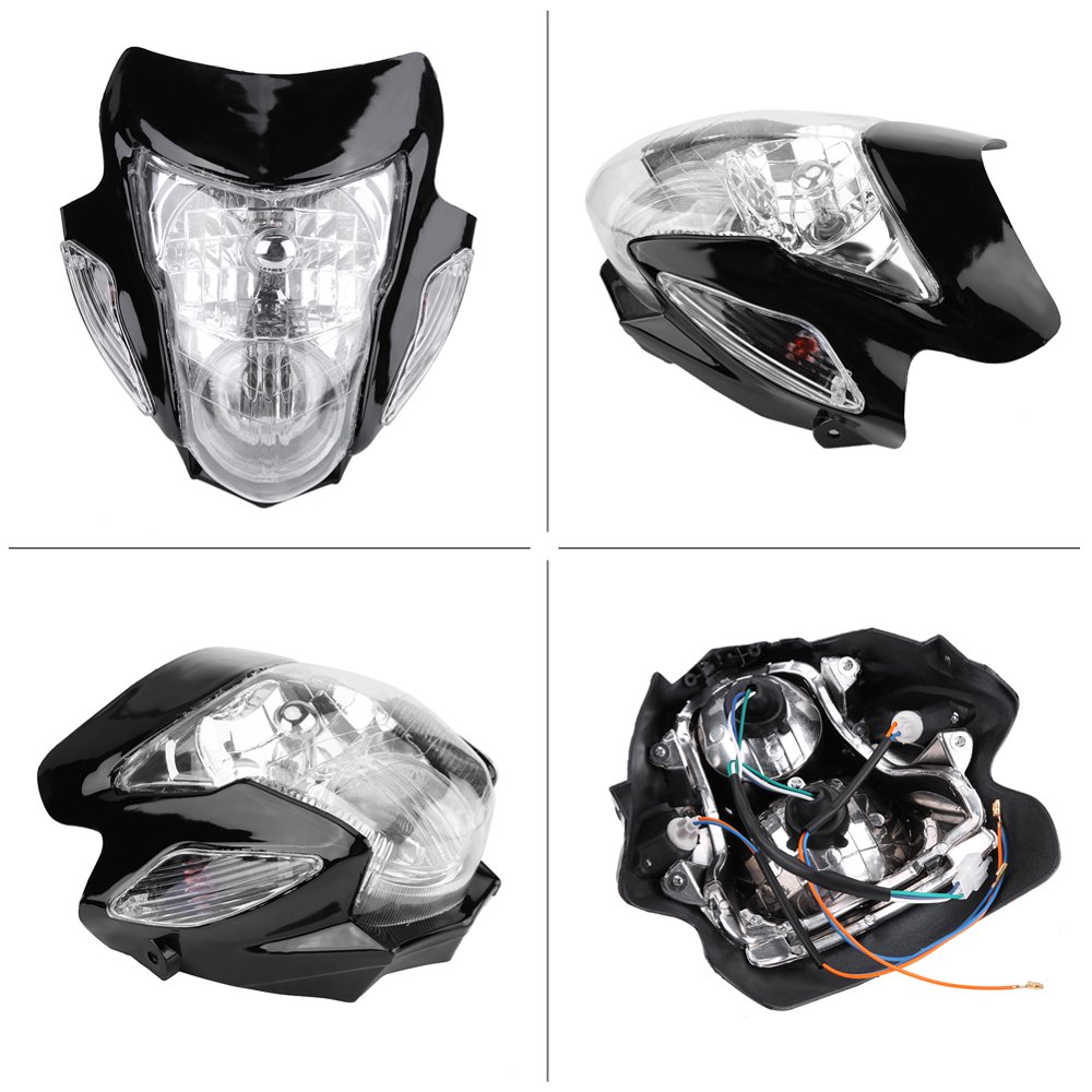 Tebru Motorcyle Headlight Headlamp with Turn Signal for Suzuki SV650 S