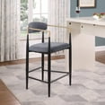 thumbnail image 2 of Diana Counter Stool, Set of 2, Grey, 2 of 2