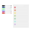 thumbnail image 1 of SIfdSeng Get it Fast Acrylic Weekly Agenda Whiteboard Writing Board Transparent Hanging Refrigerator Planning Board 5Ml, 1 of 7