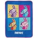 thumbnail image 2 of Manta de viaje de Fortnite Blue Llama - Mide 40 x 50 pulgadas, Bedding Finge Warhol Design - Fade resistente a Fade Super Soft Plushheide (producto oficial de Fortnite) Fortnite Mantas, 2 of 2