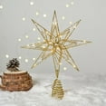 thumbnail image 5 of Christmas Tree Topper Star Outdoor Christmas Decorations Five Pointed Star Lamp Iron Star Decoration Christmas Tree Luminous Tree Star 20 Lights Holiday Decor For Holiday Christmas Tree Decor, 5 of 8