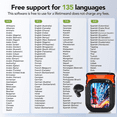 thumbnail image 2 of NE20 AI Translation Earbuds in Real Time Language Translator Headphones with LCD Touch Screen Support 135 Languages for Travel Business, 2 of 9