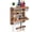 Rustic Wood, variant on Hanging Jewelry Organizer Wall Mounted With Wall Jewelry Organizer Holder For Necklaces Bracelet Earrings Ring (Rustic Wood)