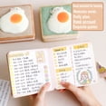 thumbnail image 6 of Bread Stress-Relief Notebook (Decompression Diary), Squeezable Bread Cover Relieves Work Stress, Creative Soft Bear Hand Book Cute Decompression Notebook, Decompression Diary(#A), By Meiiso, 6 of 7