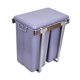 thumbnail image 5 of Cubo basura doble extraíble, práctico contenedor para el hogar, restaurante o cafetería, contenedor reciclaje para debajo del mostrador., 5 of 8