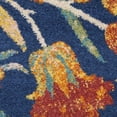 thumbnail image 4 of Nourison Allur Botanical Indoor Area Rug Navy Multicolor 2' x 3', 4 of 7