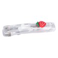 thumbnail image 4 of Paper Clam, INS Style Sturdy Plastic Portable Clamp Stapler  For Home Strawberry Style And 2 Boxes Of Clips,Avocado Style And 2 Boxes Of Clips,Bowknot Style And 2 Boxes Of Clips, 4 of 8