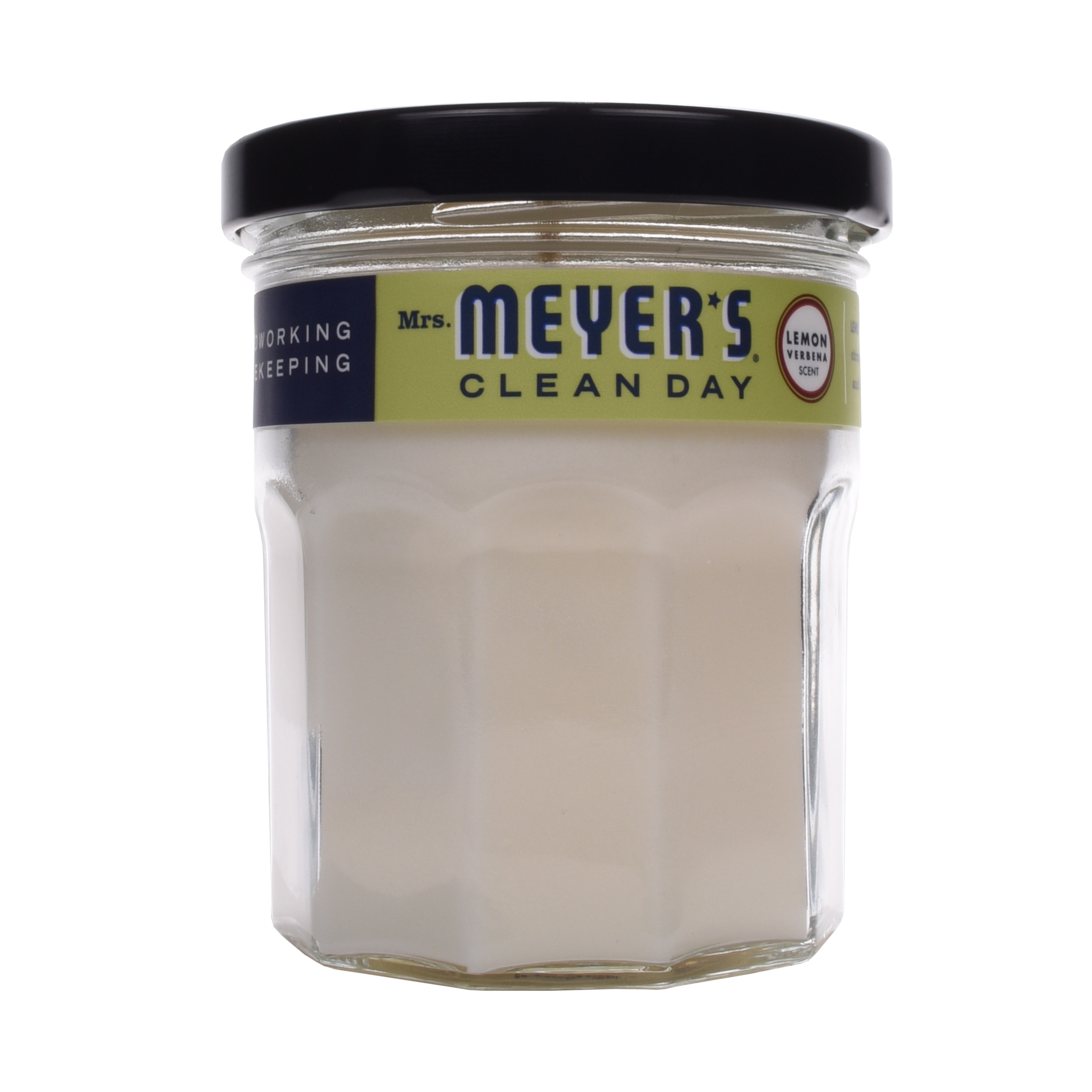 Mrs. Meyer's Clean Day Scented Soy Candle, Lemon Verbena, 4.9 oz
