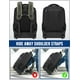 thumbnail image 4 of Mochila rodante MATEIN Carry On Luggage de 17 pulgadas con ruedas, 4 of 9