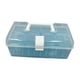 thumbnail image 4 of Estuche para guardar joyas,Estuche transparente para guardar joyas con 32 compartimentos,Caja de almacenamiento de aretes de gran capacidad de 32 unidades,Organizador de joyas portátil con Azul, 4 of 10