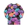thumbnail image 4 of 5-6 Years Tween Girls Short Sleeve Print Shirts Tops Pants Outfits Pajama Set Girls Pj Sets For Girls, 4 of 9