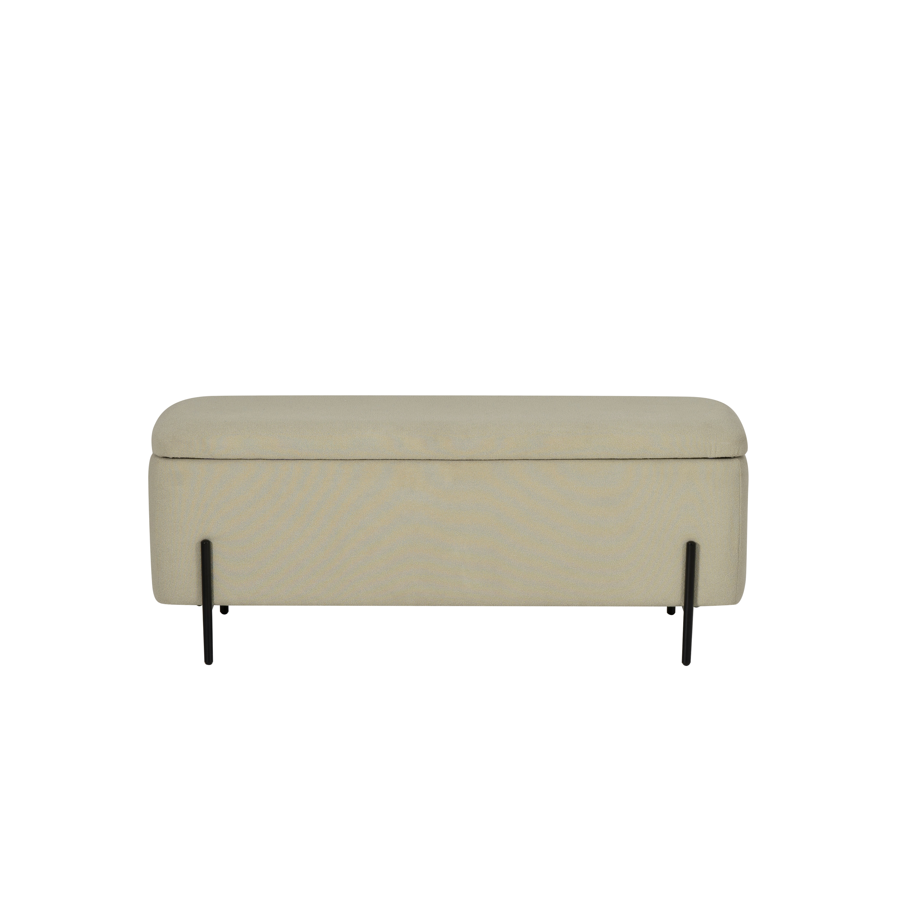 MacLaren Upholstered Storage Bench Mint Frost Green