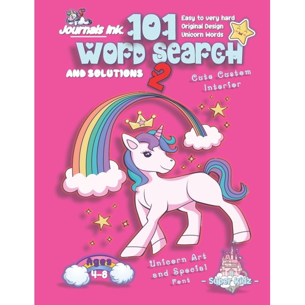 Download Superkidz - Unicorn Word Search for Kids: 101 Word Search ...