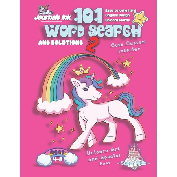 Download Superkidz - Unicorn Word Search for Kids: 101 Word Search ...