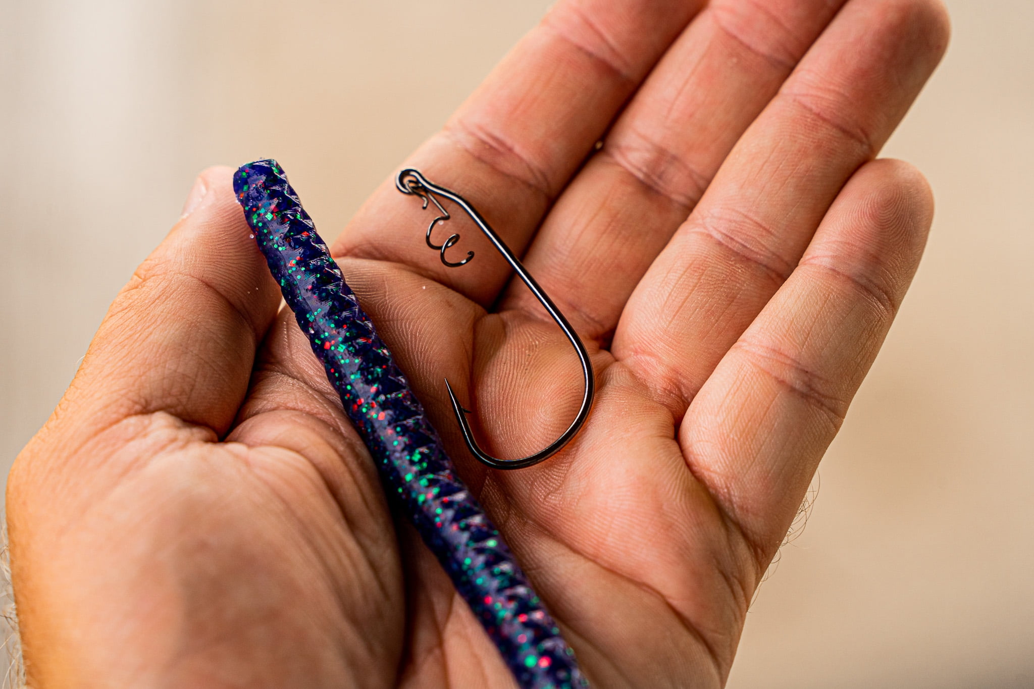 (2 pack) 6th Sense LockDown Swimbait Hook for Soft Plastics with Secure Bait Lock Design for Bass Fishing
