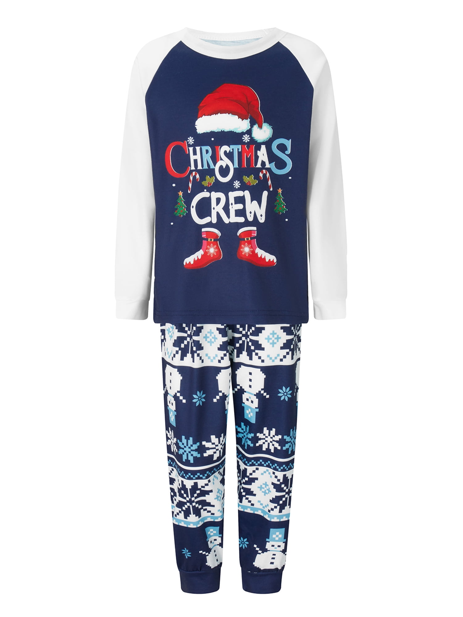 ZAXARRA Christmas Family Pajamas Holiday Christma Pajama Family Matching Pjs Set Sleepwear Xmas Jammies