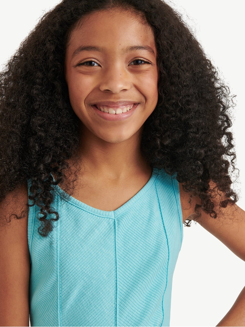 smart girls 01-10+extra+return+ちんかめベスト Justice Girls Rib Tank, Sizes XS - XLP - Walmart.com