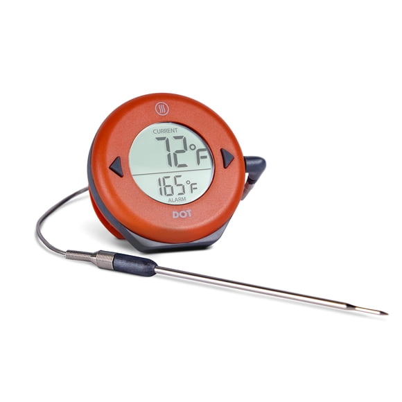 Termómetro con alarma simple ThermoWorks DOT, rojo cayena