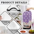 thumbnail image 4 of HELLHERO Floral Pattern 1Set Kitchen Blender Dust Cover Polyester Easy to Install for Household, 4 of 6