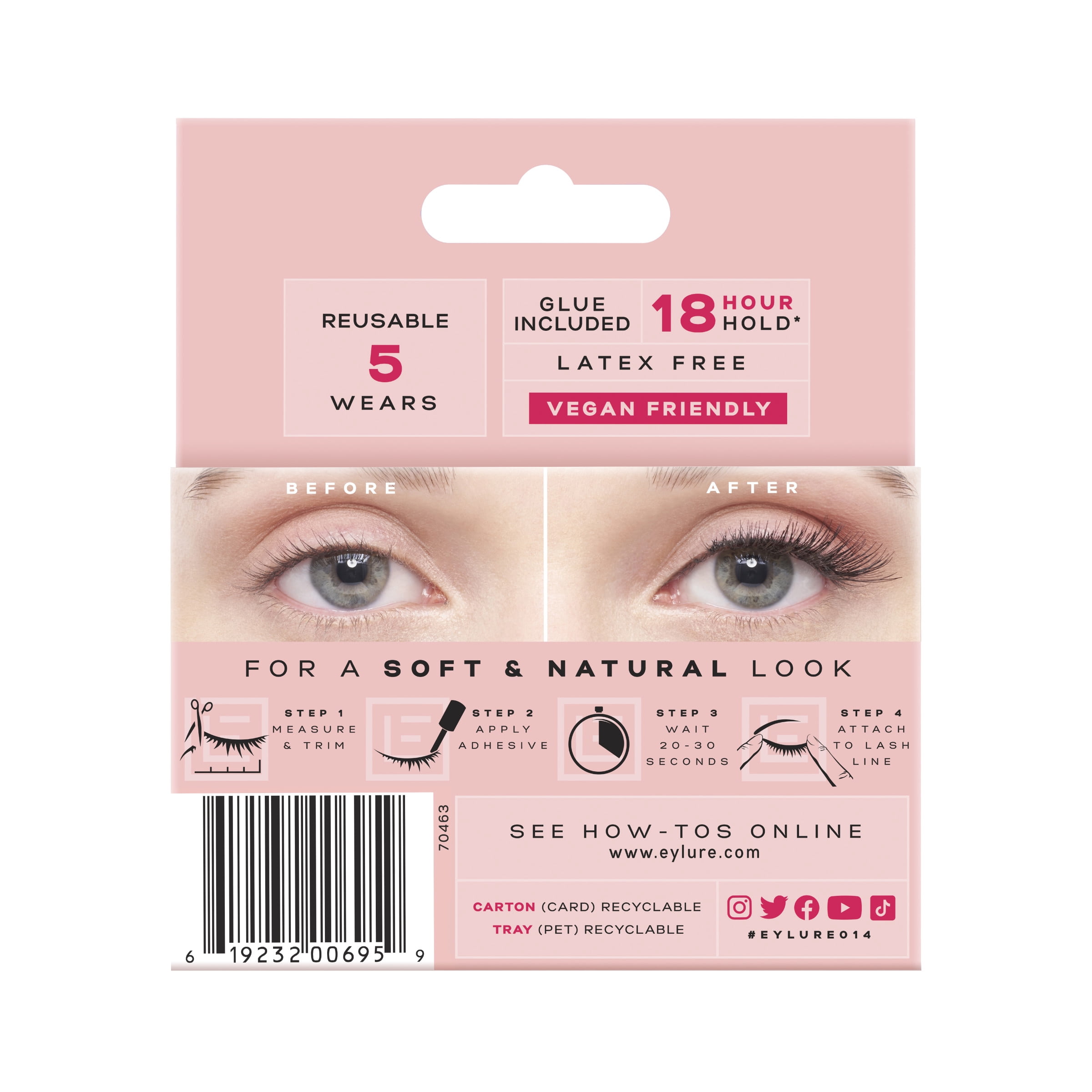 Eylure ¾ Length Accent No. 014 Eyelashes