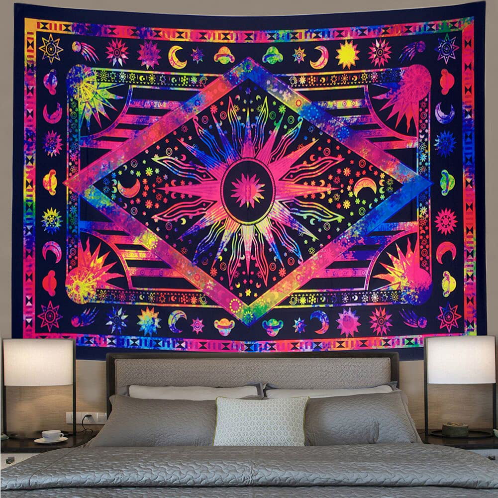 Celestial Boobs Boho Style Trippy Tapestry Aesthetic Wall Decor Wall Hanging Psychedelic Art