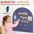 thumbnail image 3 of Magnetic Wall Decal 40x32 Inch White Magnetic Wall Decal Arch Chalkboard with Multiple Accessories for Home Playroom and Classroom, 3 of 7