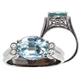 thumbnail image 2 of Tommaso Design� Large Aquamarine Ring, 2 of 9