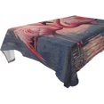 thumbnail image 4 of BZSMCE Square Tablecloth Flamingos Fall in Love Pattern Pattern Tableclothes, 4 of 9