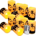 thumbnail image 2 of Velas LED Lamp CAKETYCG para pintar con tinta para Halloween, paquete de 12, 2 of 9