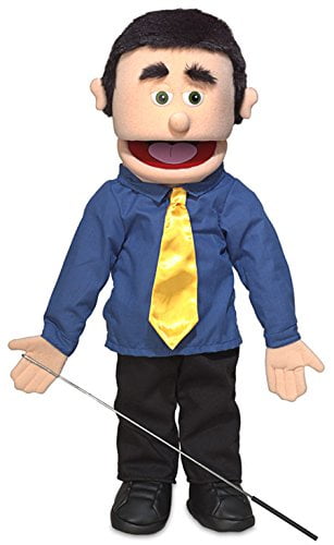 Professional Performance Puppet with Removable Legs 30 George Peach Dad / Businessman Full or Half Body 