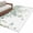 White, variant on Sage Green Eucalyptus Area Rugs 3'x5', Washable Small Throw Rugs for Living Room Bedroom, Weeping Botanical Leaves Linen Indoor Outdoor Rug Non-Slip Low Pile Carpet Runner Reversible Floor Mats