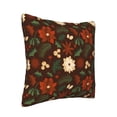 thumbnail image 2 of Square Throw Pillow Covers with Core, Hollyhock Christmas Graffiti Pillows for Sofa Beds, 16"x16", 2 of 9