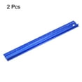 thumbnail image 3 of Unique Bargains Aluminum Alloy Straight Ruler, 30cm, Blue, 2 Count, 3 of 5
