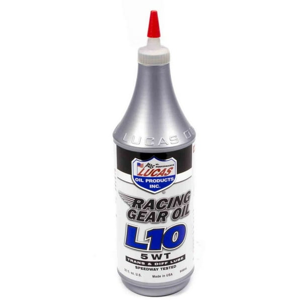 Lucas Oil Racing Gear Oil L10 Gear Lube 5WT 1 qt P/N 10460 Walmart