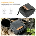 thumbnail image 2 of K&F CONCEPT Camera Lens Filter Pouch Case, 4-Pocket Filter Carry Case, Belt Bag Pouch Water-Resistant, Shockproof and Dustproof Design for 37mm-95mm Filters, 2 of 10