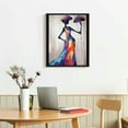 thumbnail image 3 of Nawypu   Abstract African American Canvas Wall Art Black Woman Dancing Girl Artwork Colorful Picture Poster on Canvas Stretched and Framed For Bedroom Living Room Decor Ready To Hang, 3 of 4