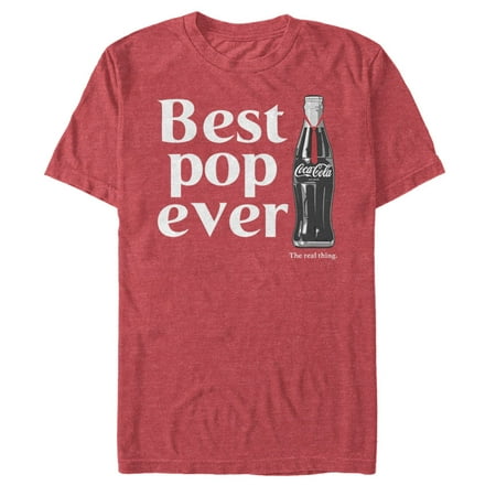 Coca Cola Men's Best Pop Ever Bottle T-Shirt (Best Coca Cola In The World)