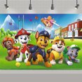 thumbnail image 1 of PAW Patrol Birthday Party Backdrop | Photo Banner | Birthday Theme Decoration (Color-10,W:59" L:83"), 1 of 4