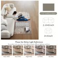thumbnail image 5 of 4x6 Area Rug Washable Soft Polyester Area Rug Boho Bedroom Rug Non Fading Floral Carpet Non Slip Stain Resistant Room Rug for Kitchen, Living Room, Bedroom, 5 of 8