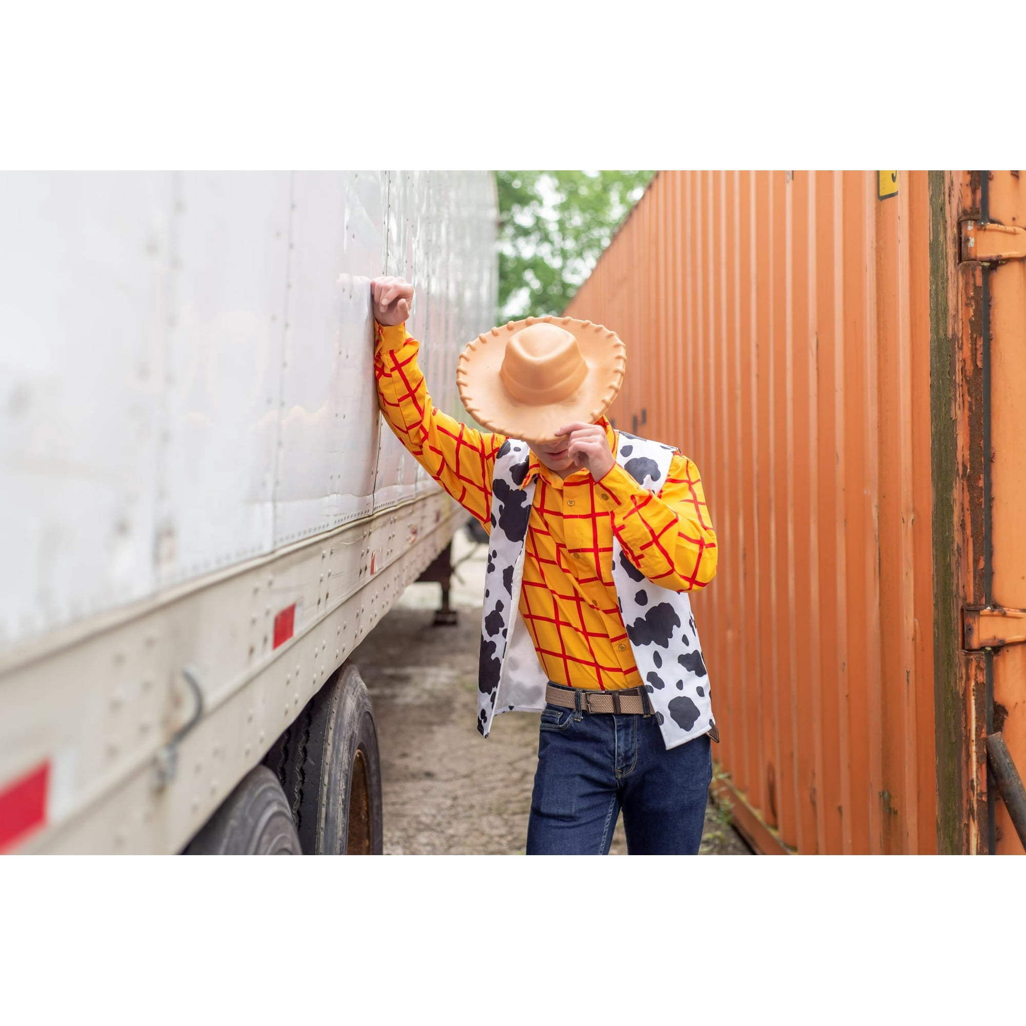 Sheriff Woody Cowboy Shirt Halloween Costume Cosplay