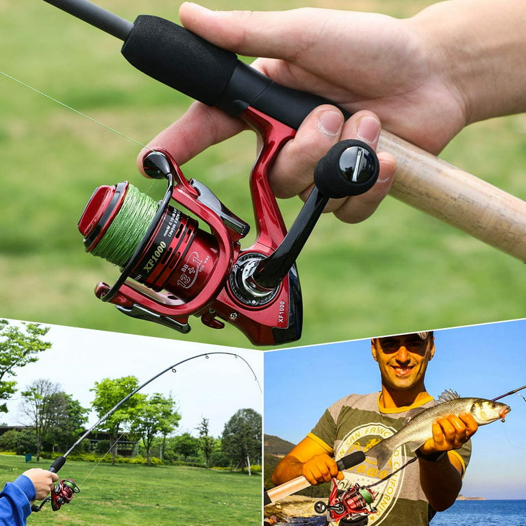 Sougayilang Spinning Reel with Aluminum Spool Ultralight and Smooth 13+1BB  Fishing Reel 
