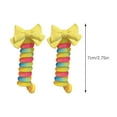 thumbnail image 2 of Fiudx Anillos para El Cabello con Lazo, Lindas Gomas para El Cabello, Suaves con Diseño Elástico, Ajustables para Un Peinado Fácil, Perfectos para Mañanas Ocupadas, Ideales para Niñas, Vienen En Dos, 2 of 4