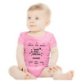 thumbnail image 3 of FAOWME Boys Girls Short Sleeve Letter Prints Bodysuit Onesie One-Piece Pink 6-9 Months, 3 of 6