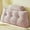 Pink, variant on Wedge Headboard Pillow Queen with 1 Pack Neck Roll Pillow, Triangular Wedge Backrest Pillows Headboard for Bed,Daybed,and Lounging, Large Bed Bolster Pillows,Pink