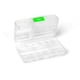 thumbnail image 3 of Organizador de pastillas, Mini almacenamiento semanal para tabletas, dispensador sellado de gran capacidad, soporte diario, recordatorio de viaje Almacenamiento y organización del hogar Blanco Injueey HA012381-04, 3 of 6