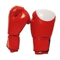 thumbnail image 2 of Guantes de boxeo para , guantes de entrenamiento, transpirables, resistentes a la intemperie y fáciles de limpiar, correa larga para la muñeca, Rojo 6oz Sunnimix Guantes de boxeo, 2 of 8
